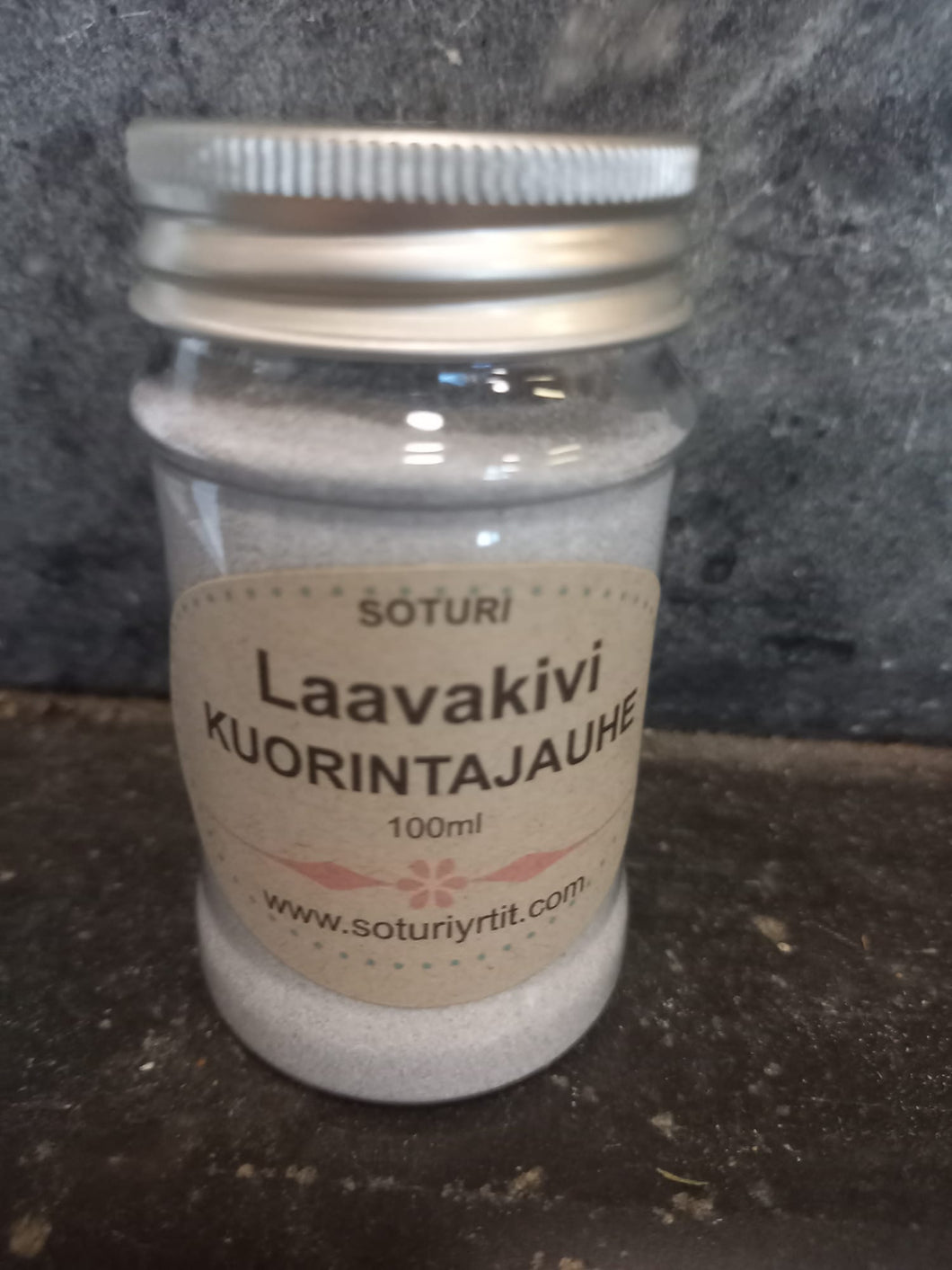 Soturi Laavakivi Kuorintajauhe 100ml