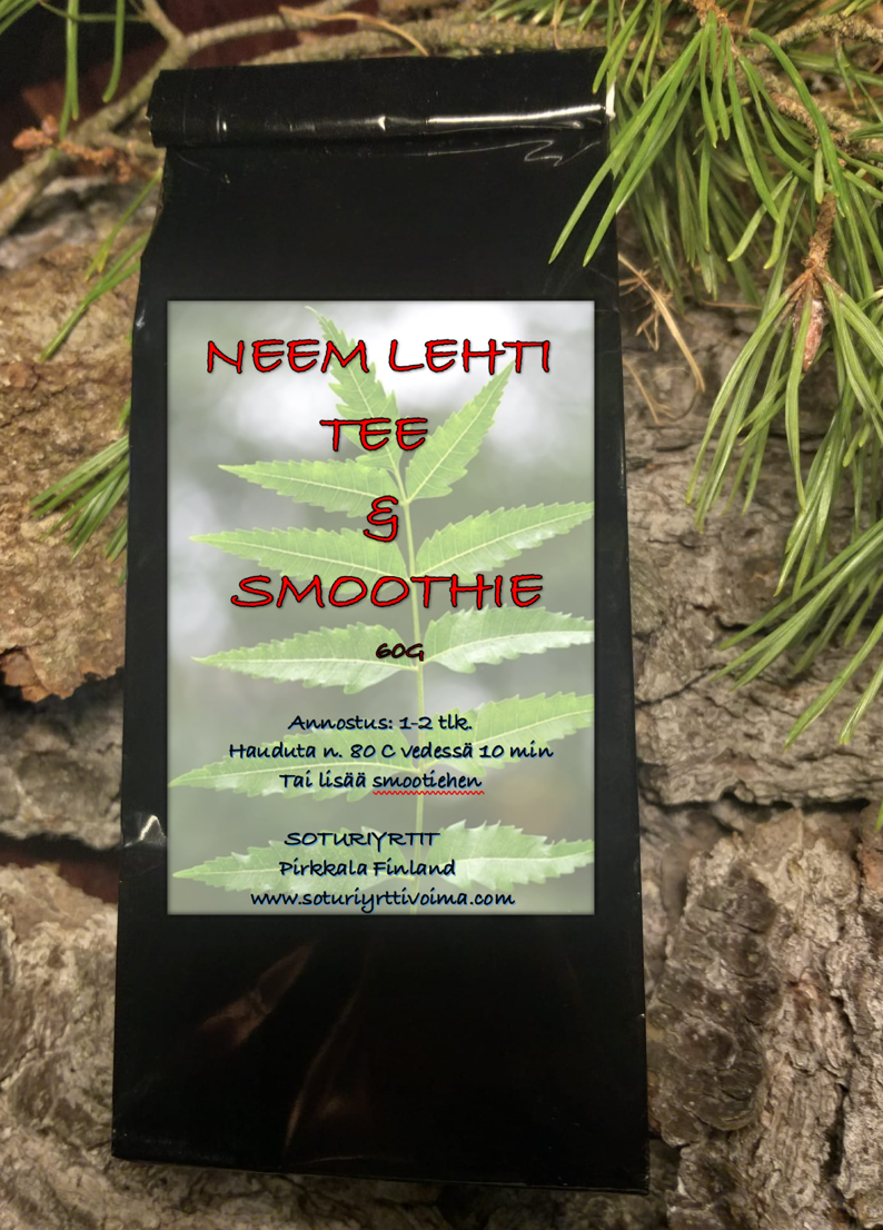 Neempuun Lehti tee ja smoothie